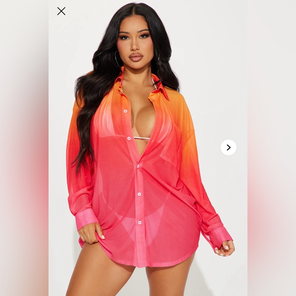 Fashion Nova ombré coverup
